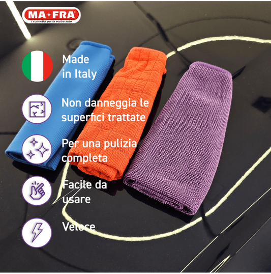MA-FRA 3Shine panno microfibra interni auto cattura polvere senza graffi