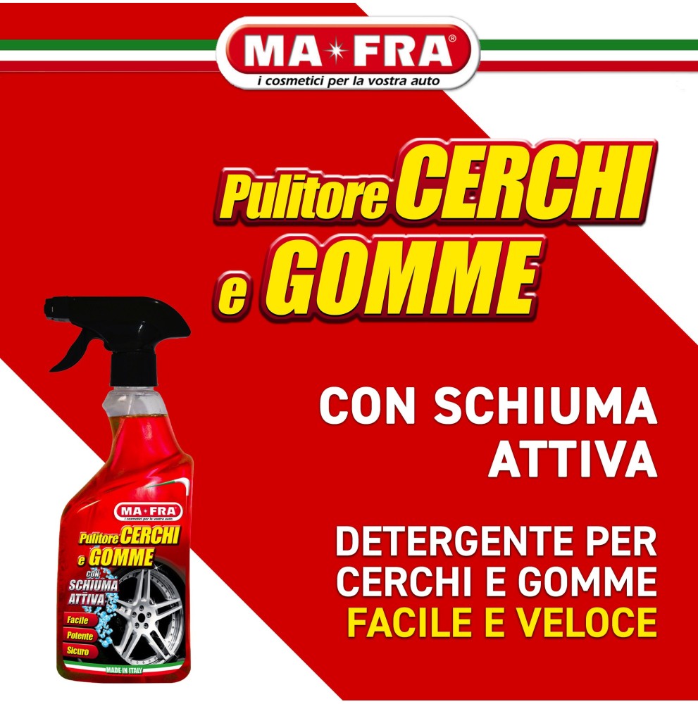 MA-FRA Pulitore Cerchi e Gomme - Vista applicazione