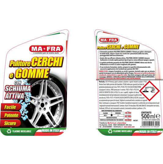 MA-FRA Pulitore Cerchi e Gomme - Vista prodotto