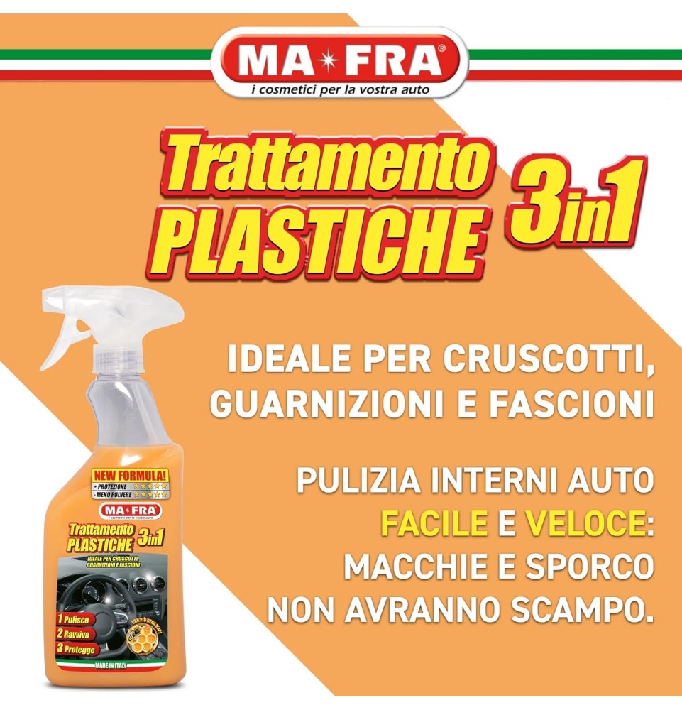 MA-FRA Trattamento Plastiche 3in1 - Applicazione