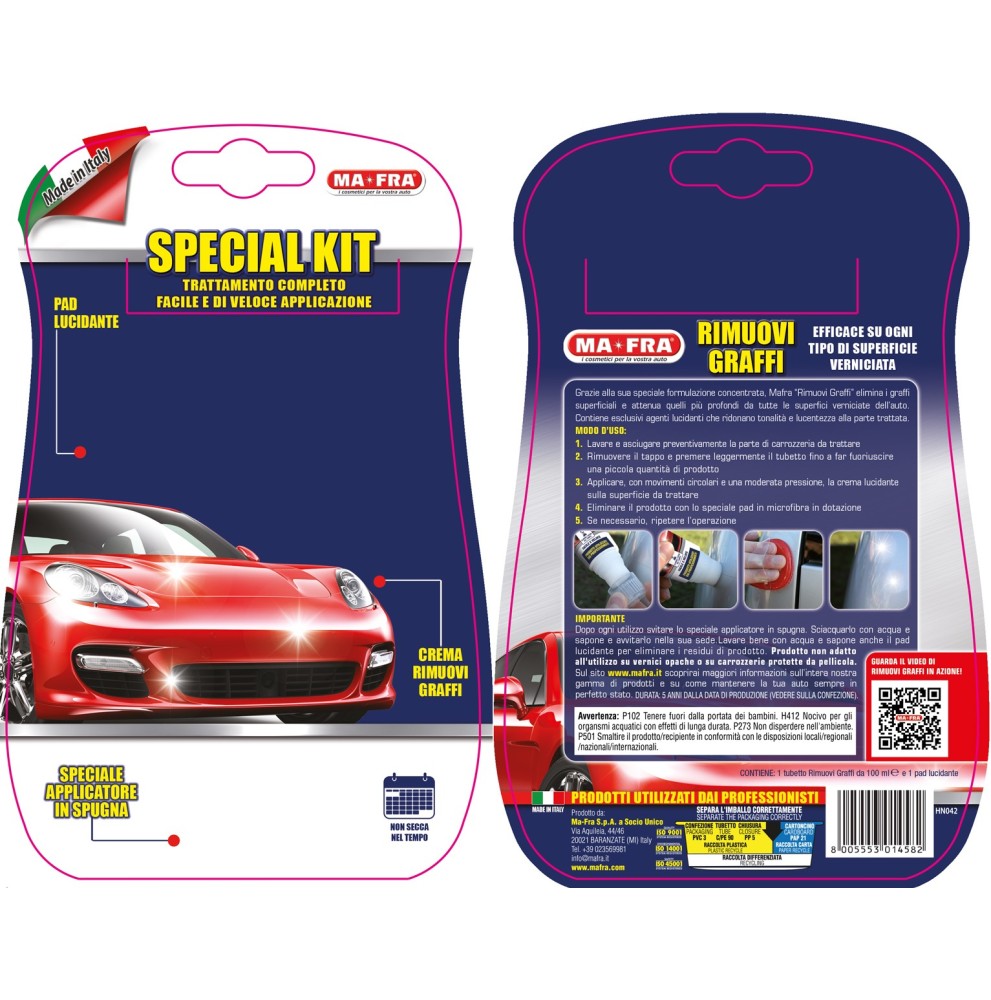 MA-FRA Kit Rimuovi Graffi dettaglio