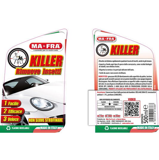 MA-FRA Killer spray rimuovi insetti auto